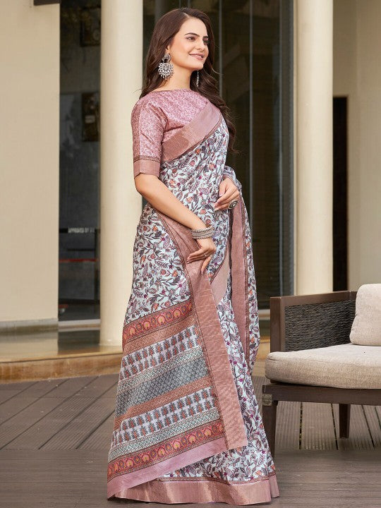 Artistry in Silk: Handloom Pattu Saree in Pink
