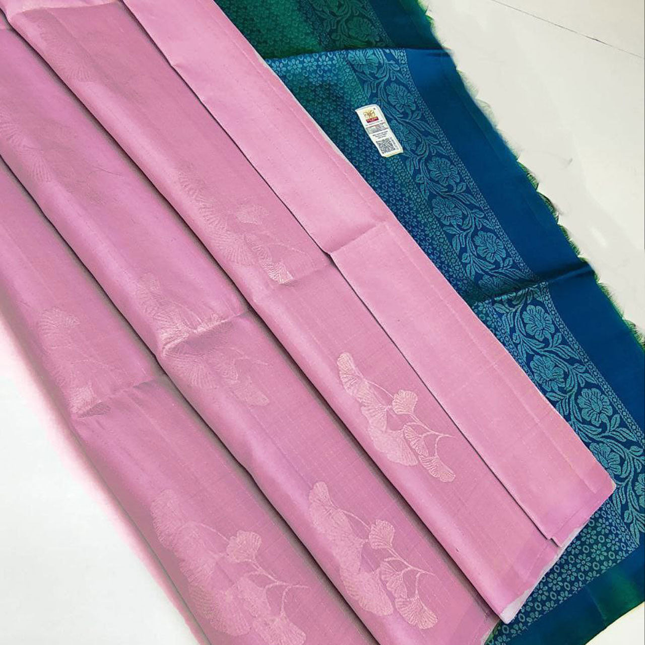 Pink Rich Pallu Kanchipuram Silk Saree Traditional Meenakari Buttas