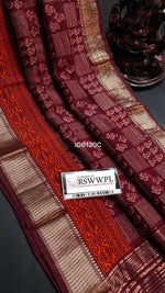 Graceful Red Pattu Digital Print Saree Dola Silk Fabric