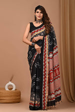 Traditional Craft Mulmul Sarees with Hand Block Designs