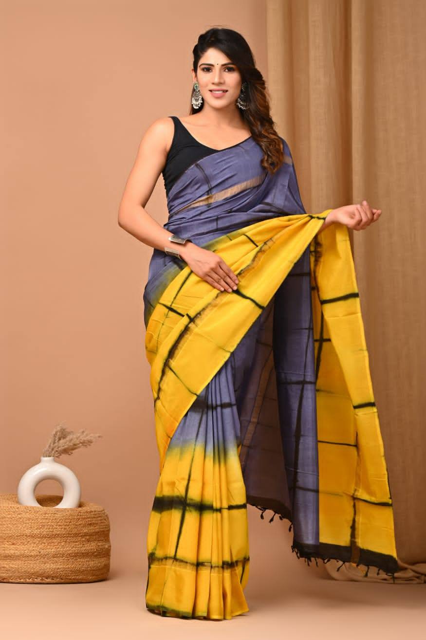 Pure Mulmul Sarees with Super Dying Finish