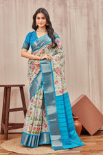 Elegant Mysore Crepe Silk Saree With Digital Prints Perfect For Daily Wear