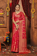Regal Appeal Brocade Zari Silk Saree For Bridesmaids