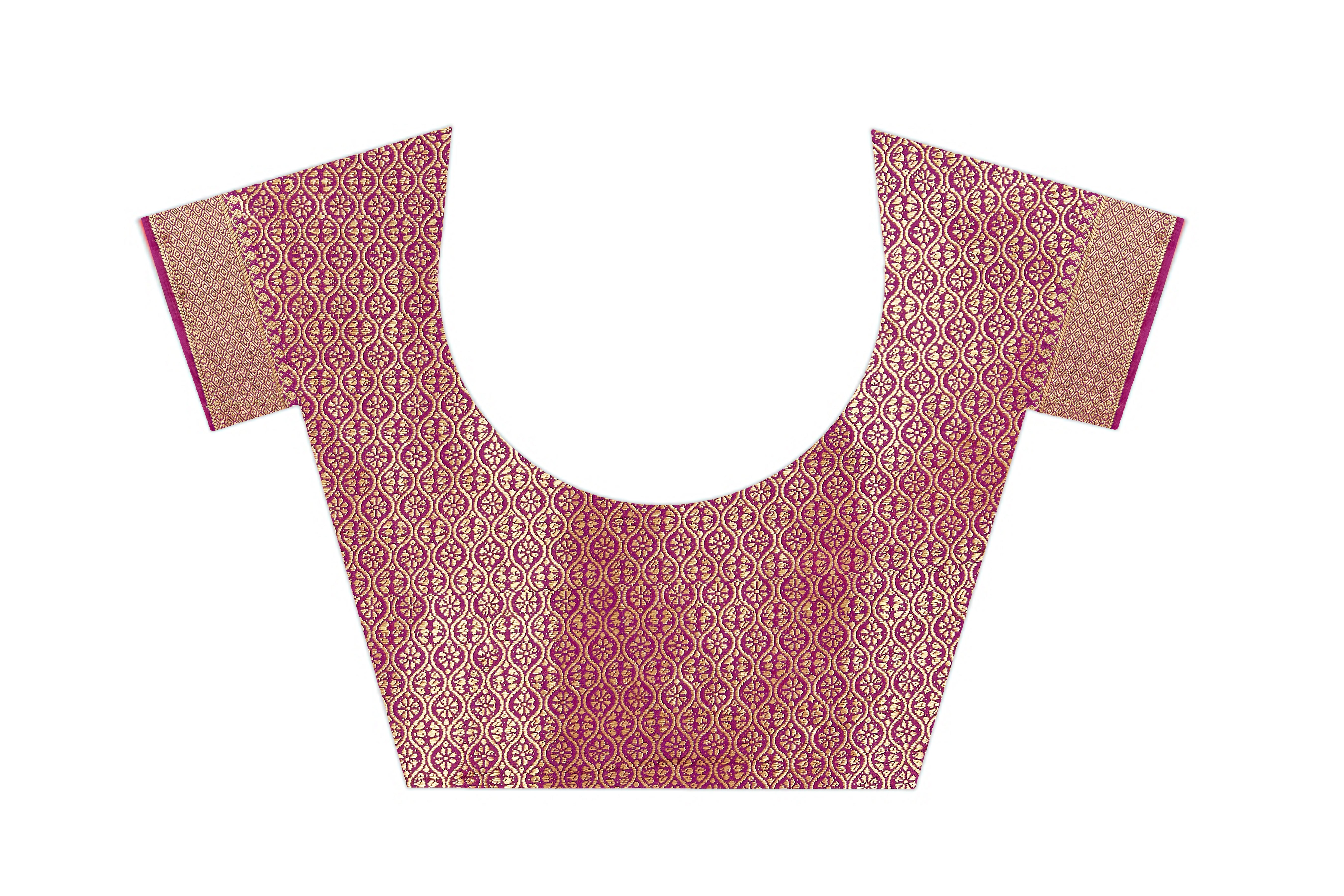 Elegant Mysore Brocade Silk Saree in Magenta