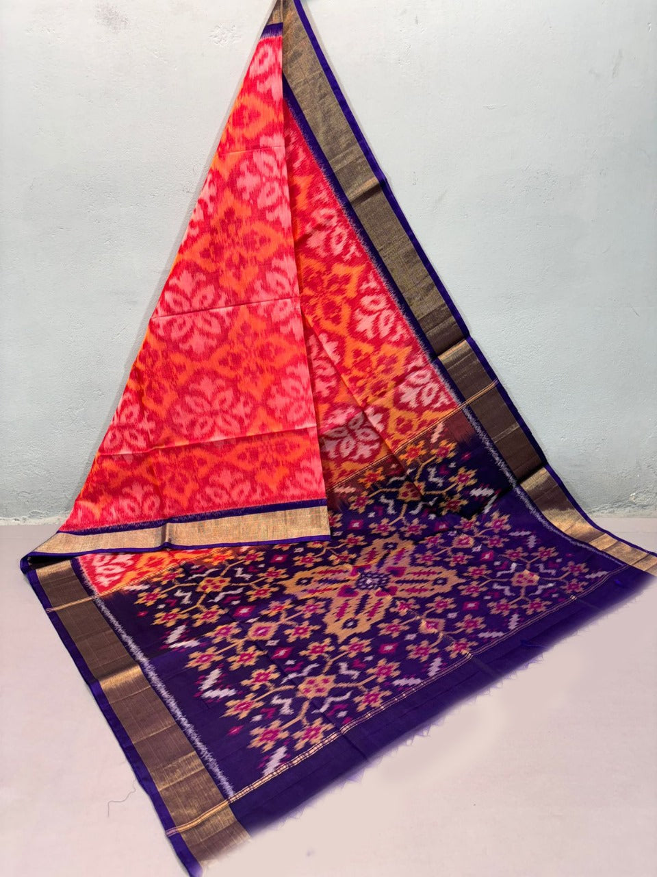 Pink Traditional Sico Saree Soft Silk Pattu With Digital Patterns