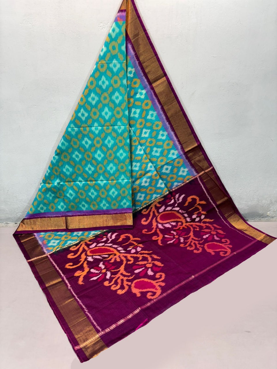Digital Print Soft Silk Saree Rama Traditional Sico Pattu Design