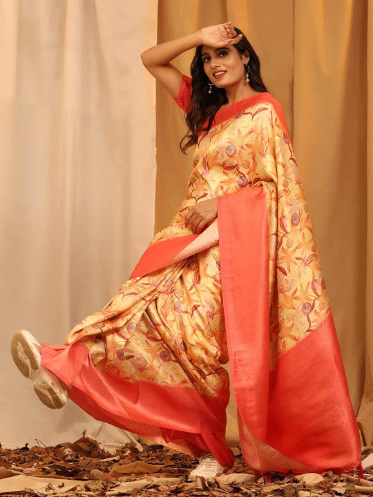 Artful Grace: Softly Draped Digital Dreams in Red