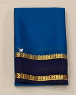 Minimalist Crepe Silk Saree Traditional Mysore Style With Zari Border
