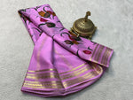 Elegant Mysore Crepe Silk Saree With Traditional Prints Perfect For Festive Wear