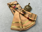 Classic Printed Mysore Silk Saree In Crepe Finish Traditional And Fancy Look