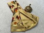 Printed Mysore Crepe Silk Saree For Women Traditional Flair With Modern Touch