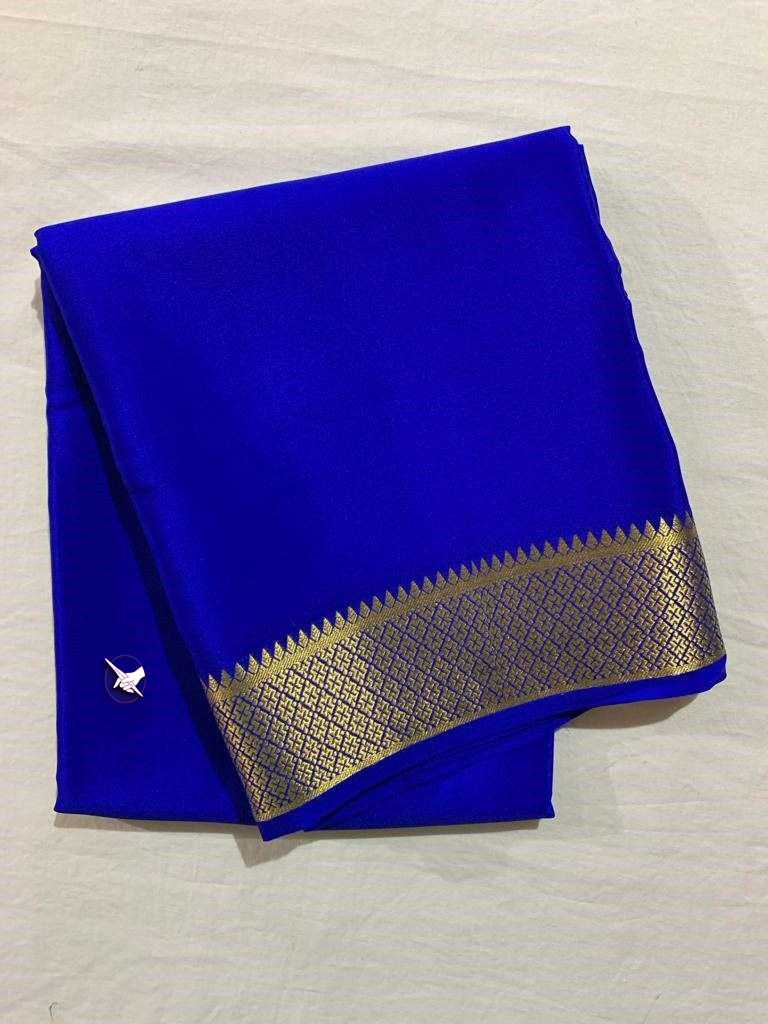Elegant Drape Blue Function Wear Soft Silk Saree With Fancy Blouse