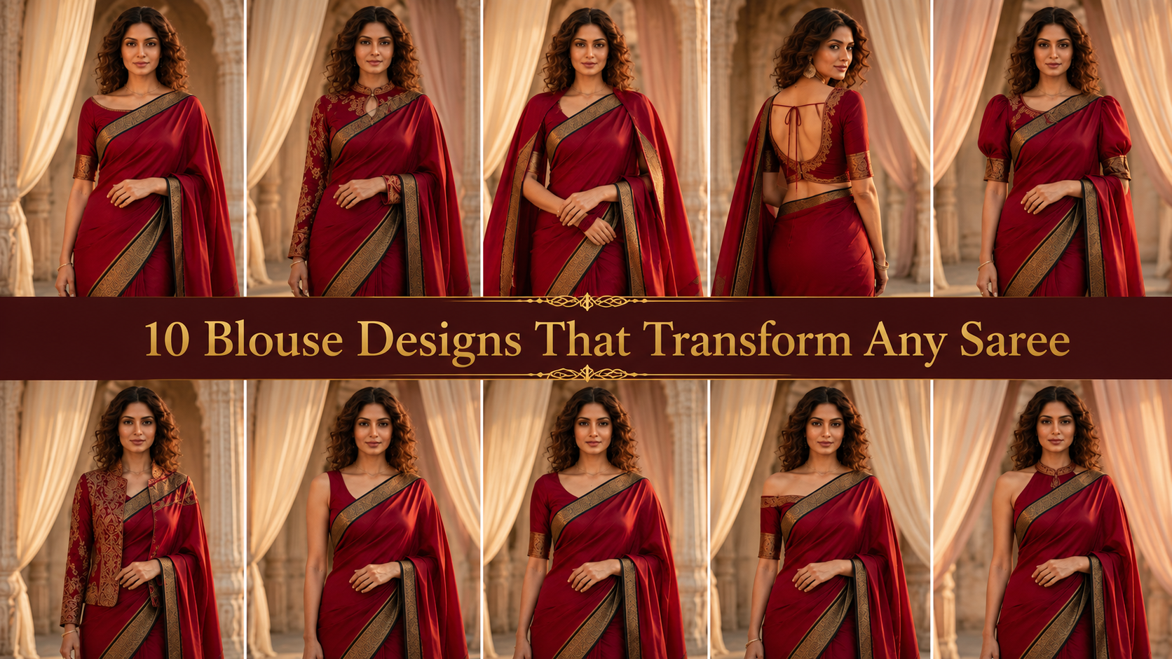 10 Blouse Designs That Can Completely Transform the Same Saree