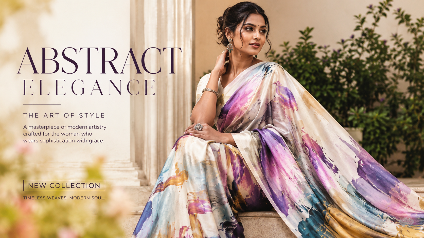 Abstract Printed Sarees: The Ultimate Guide to Modern Elegance