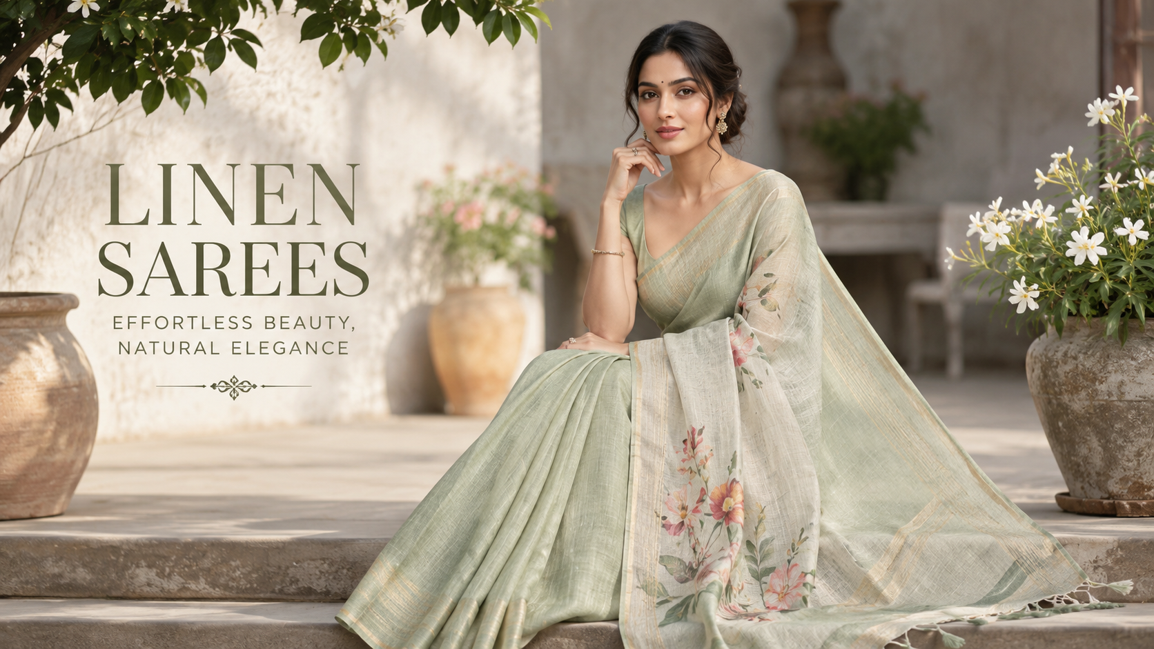 Linen Sarees: The Perfect Blend of Comfort and Elegance