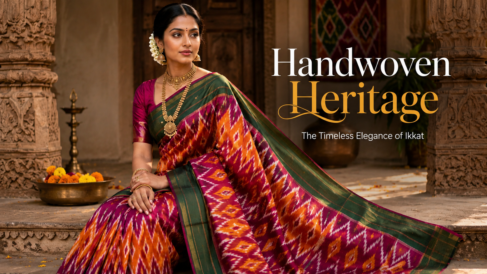 Ikkat Sarees Explained: History, Patterns, and Styling Ideas