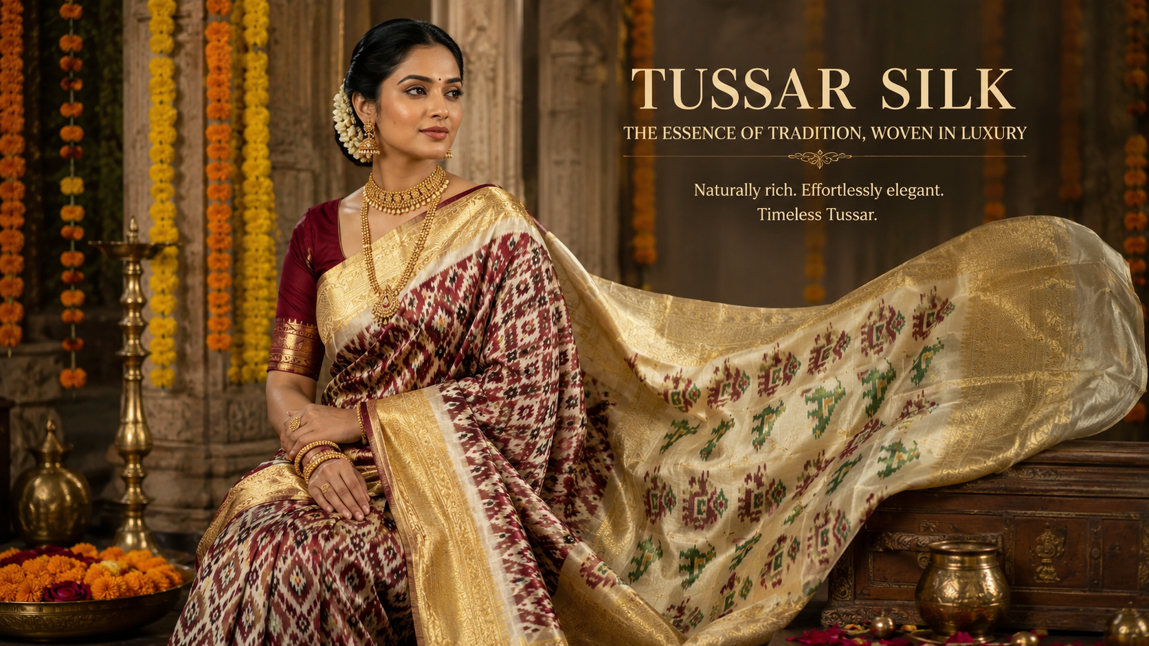 10 Reasons Every Woman Should Own a Tussar Silk Saree
