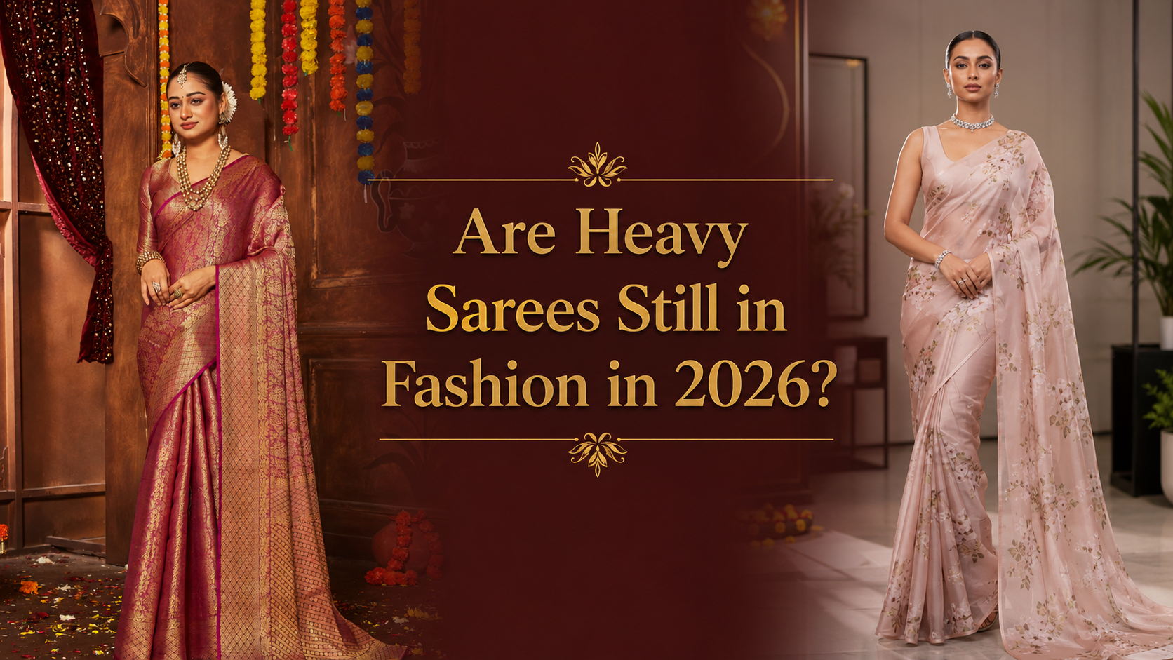 Are Heavy Sarees Still in Fashion? Current Trends Explained (2026 Guide)