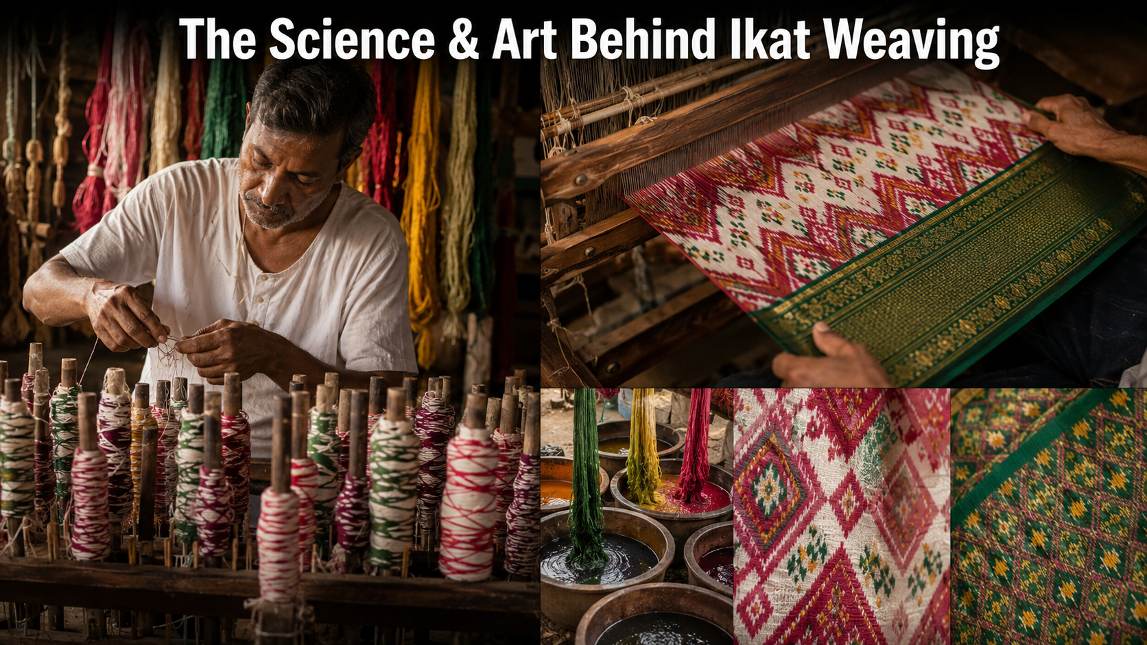 The Art of Ikat Weaving: Why Every Pattern Is a Technical Marvel
