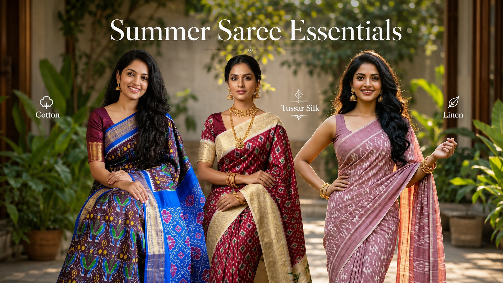 Best Sarees for Summer: Cotton, Linen, or Silk?