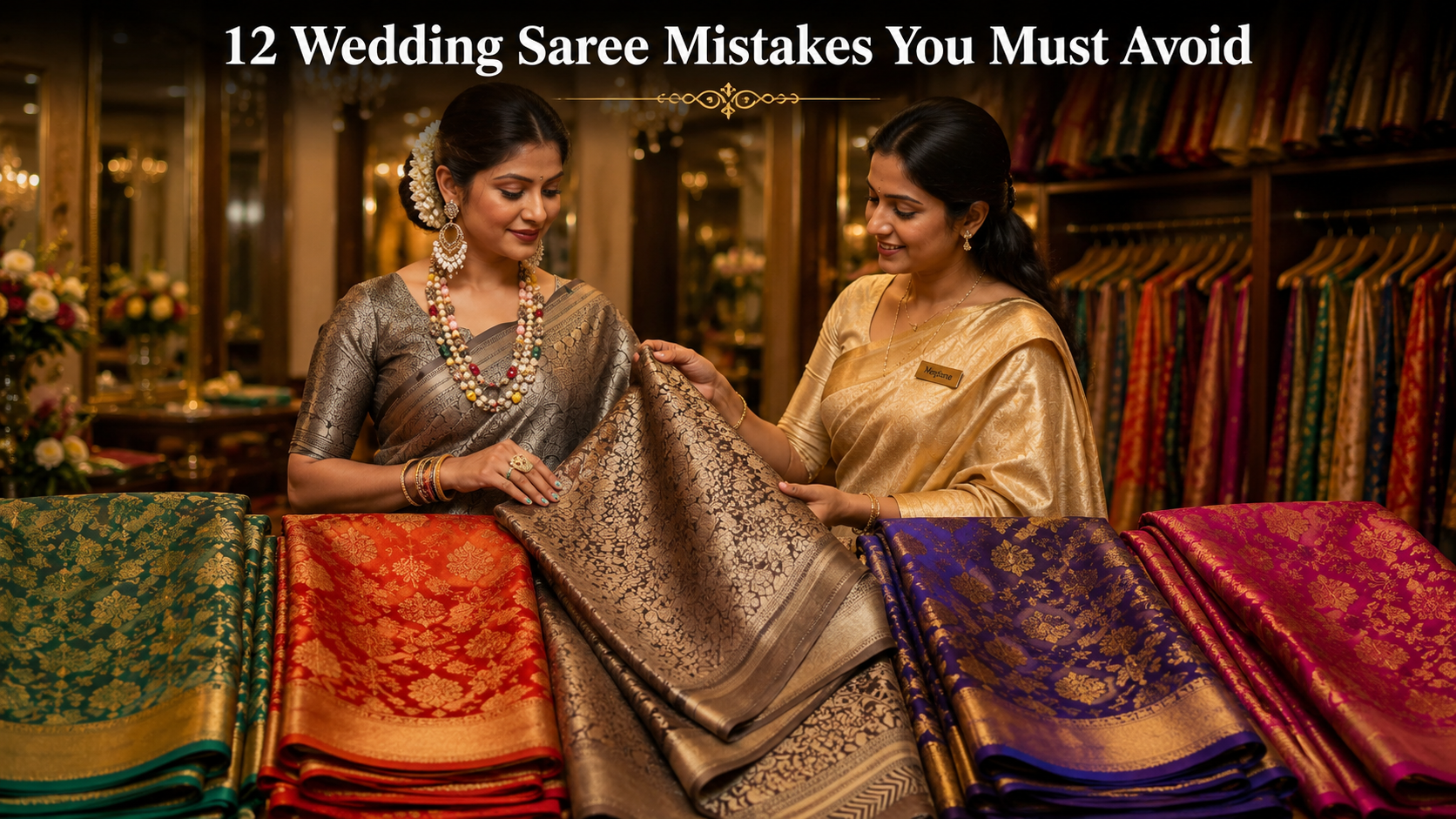 The Biggest Mistakes People Make When Choosing a Wedding Saree (2026 Expert Guide)