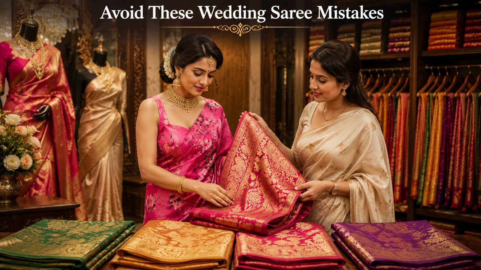 The Biggest Mistakes People Make When Choosing a Wedding Saree