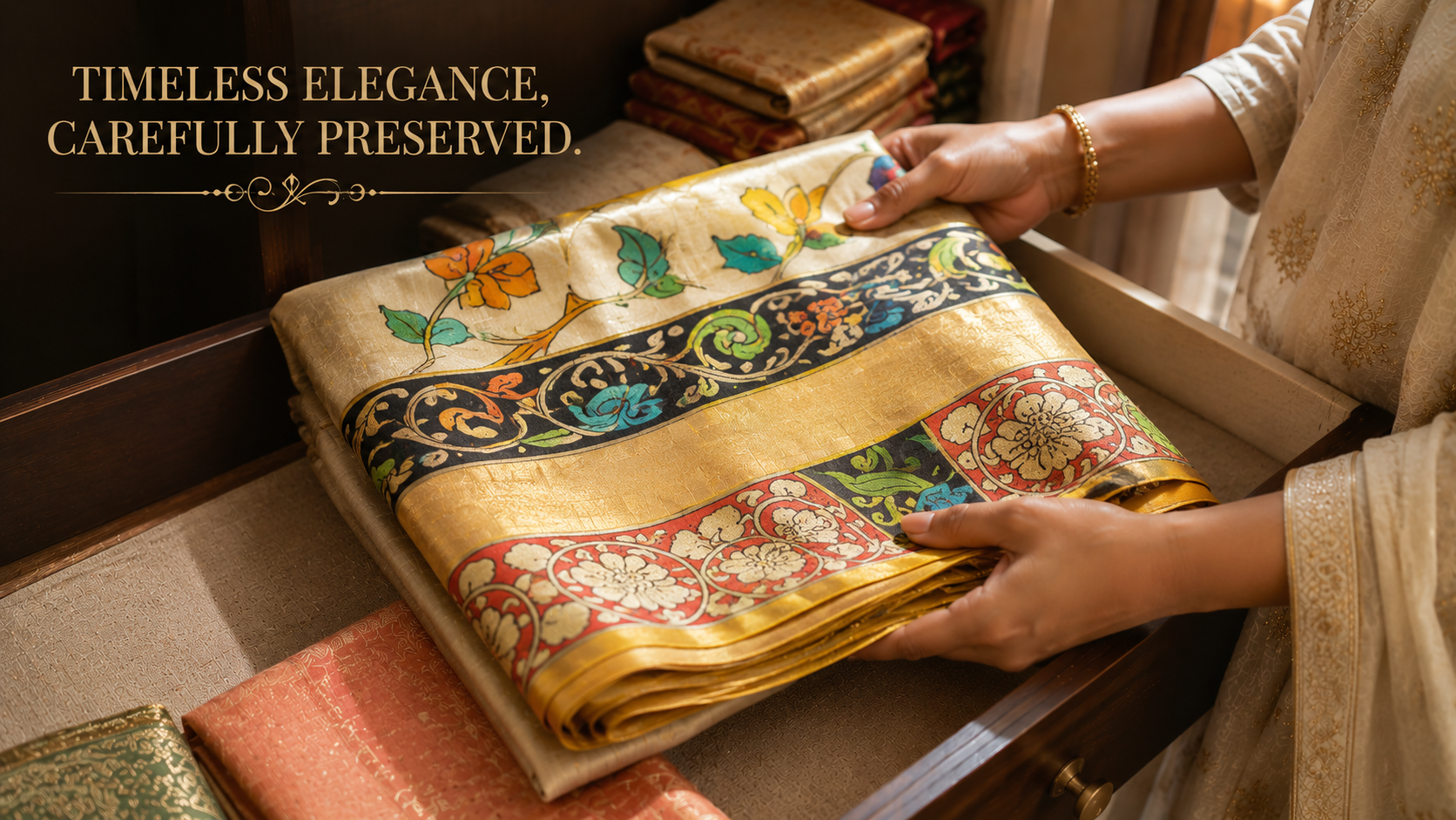 Complete Care Guide for Tussar Silk Sarees