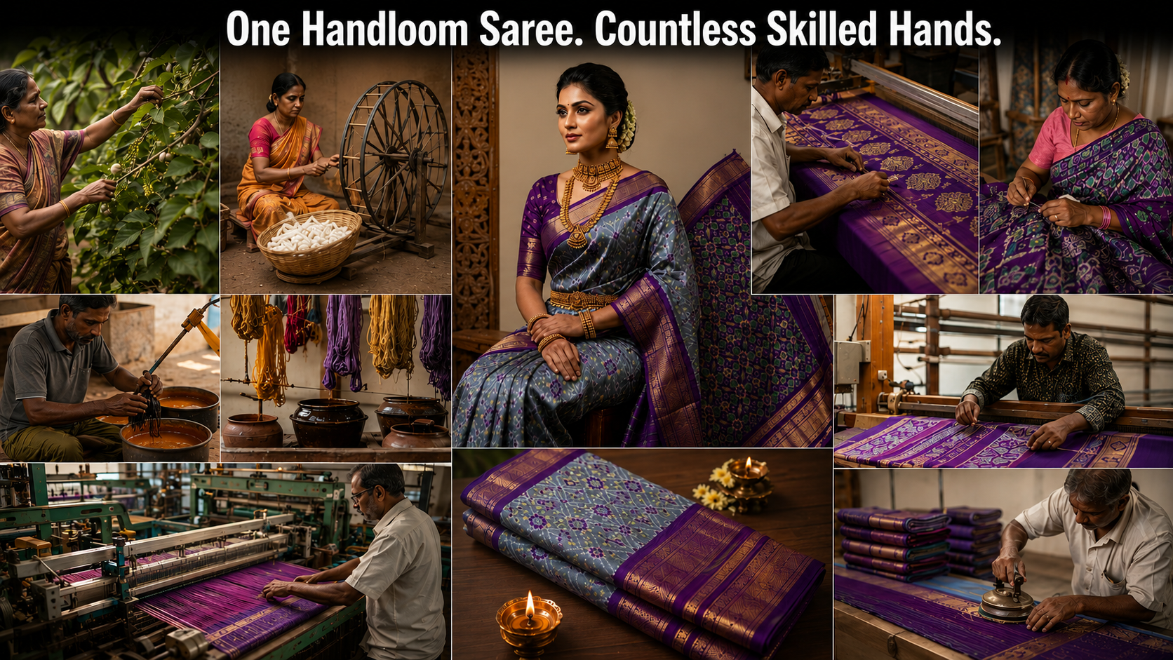 How a Single Handloom Saree Supports an Entire Ecosystem of Artisans