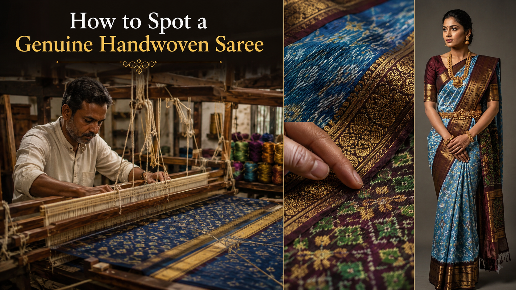 How to Tell If a Saree Is Truly Handwoven