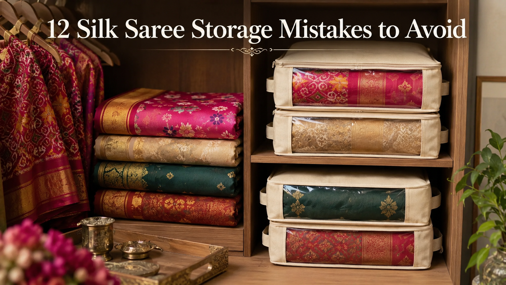 Are You Storing Your Silk Sarees Correctly? 12 Common Mistakes to Avoid