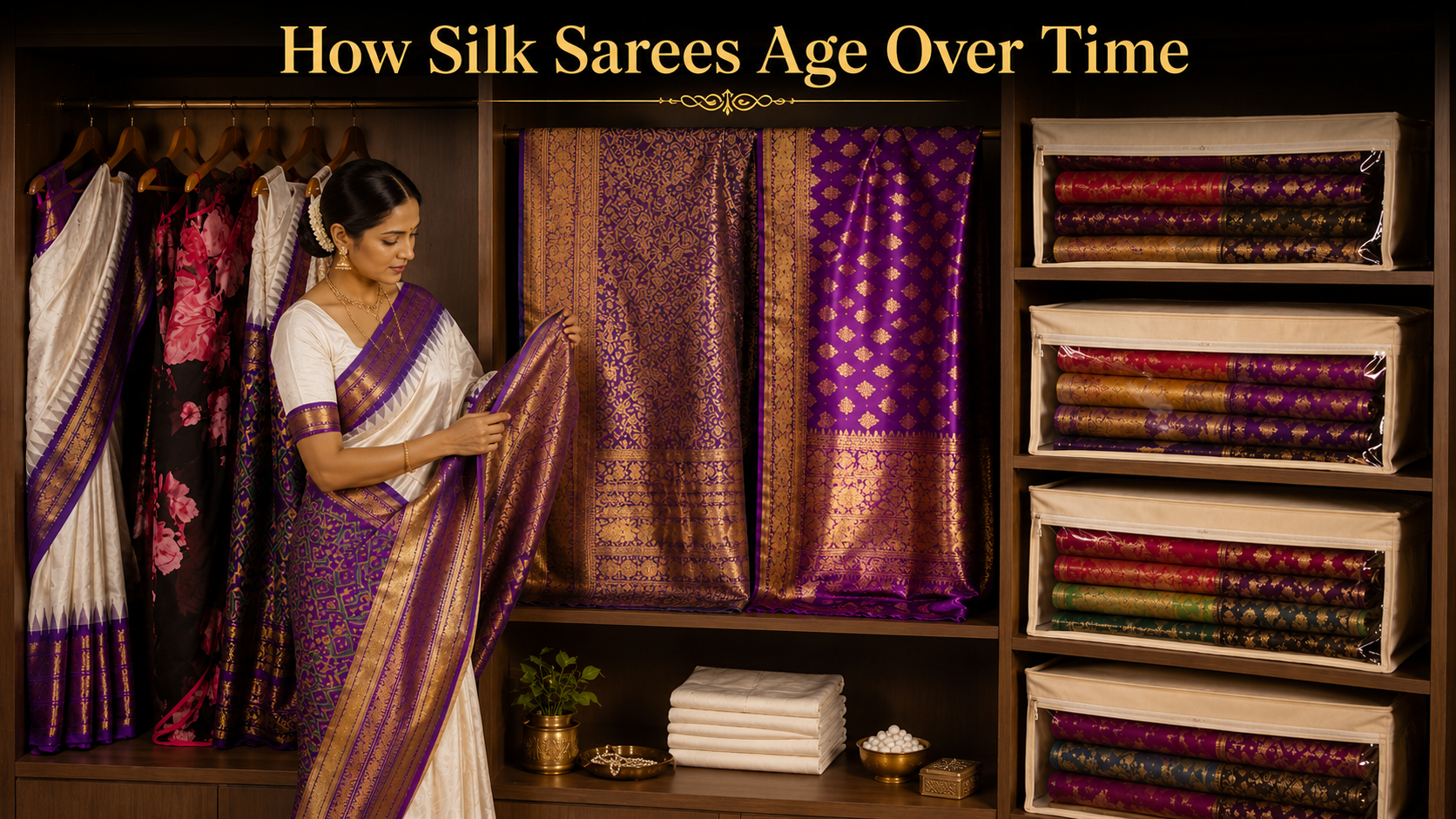 What Happens When Silk Sarees Age? Understanding Long-Term Care (Complete Guide)