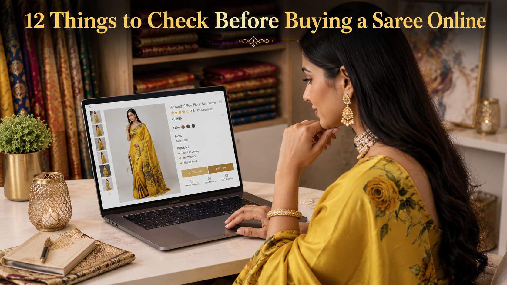 Online Saree Shopping: 12 Things Smart Buyers Always Check First