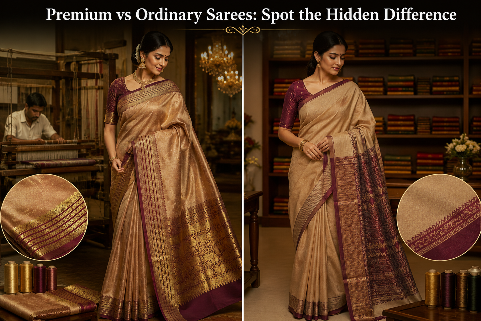 The Secret Details That Separate Premium Sarees from Ordinary Ones