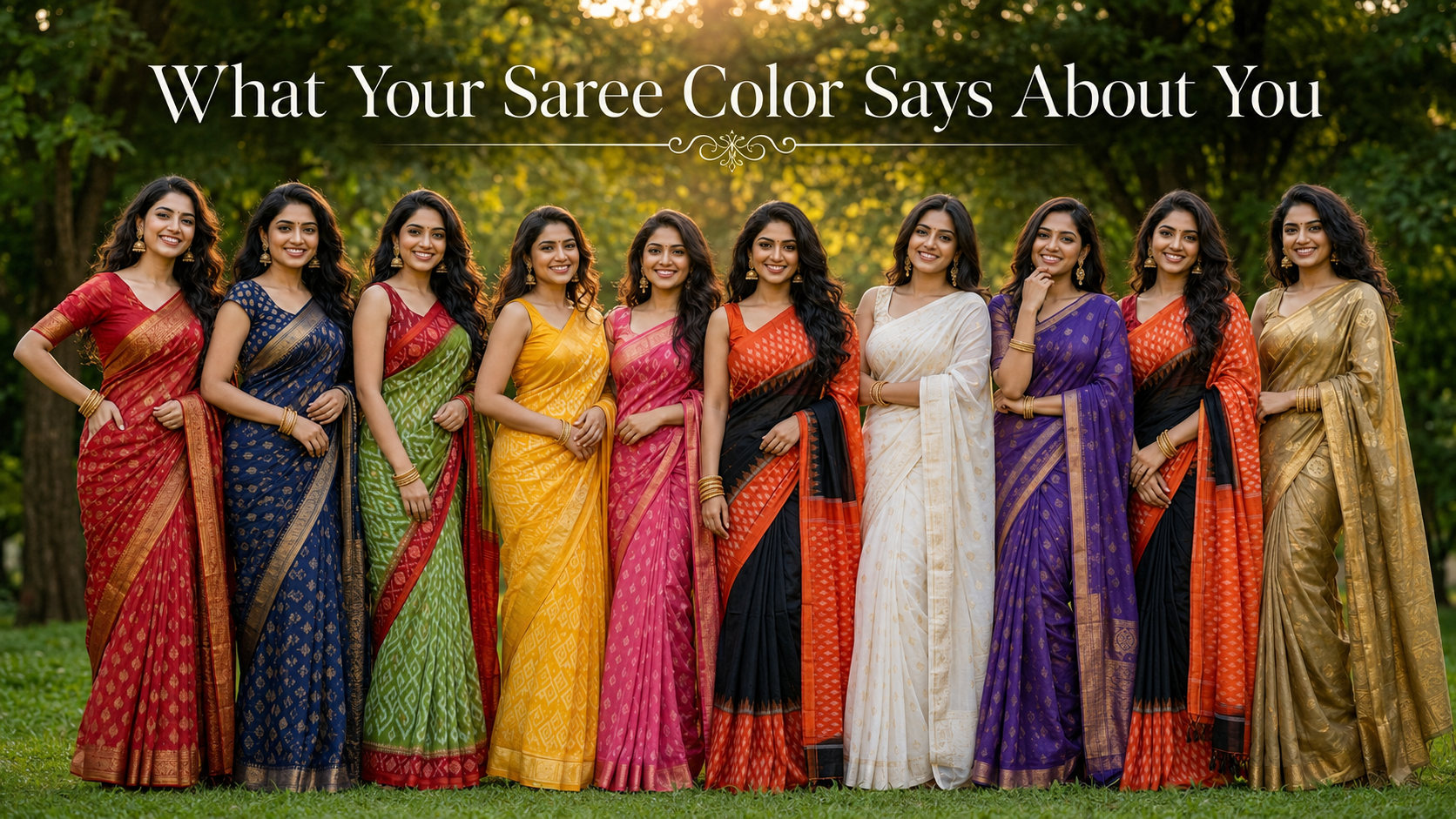 The Psychology of Saree Colors: What Your Outfit Says About You
