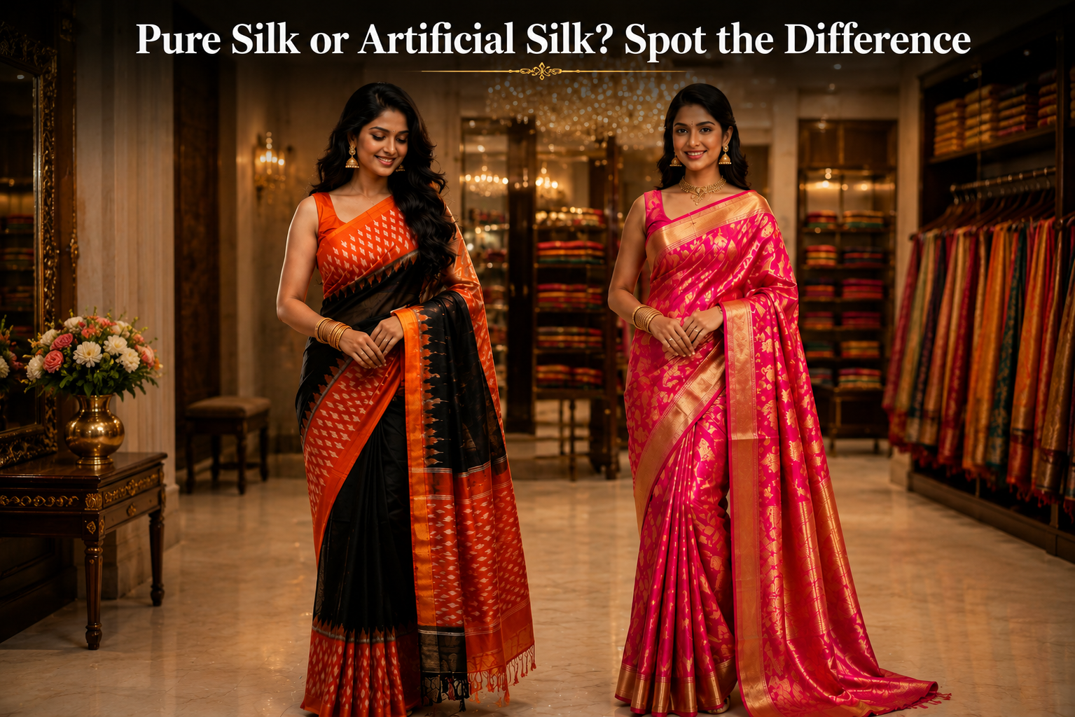 Can You Guess the Difference Between Pure and Artificial Silk?