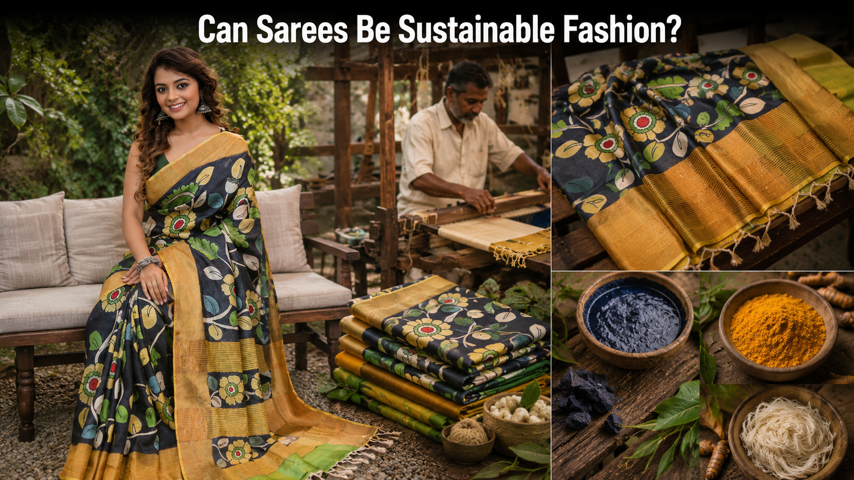 Can Traditional Sarees Become Sustainable Fashion? Here's the Truth