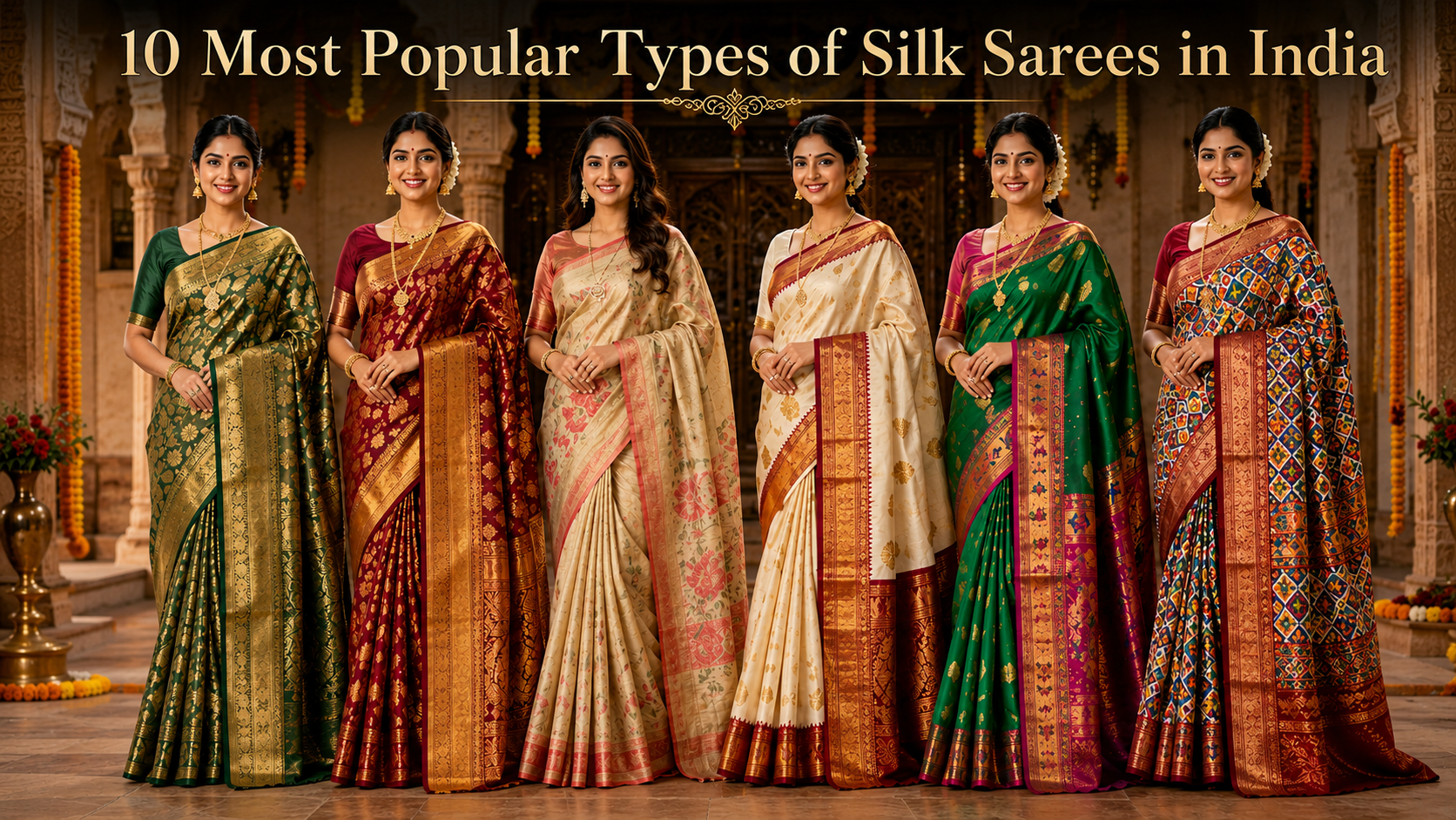 How Many Types of Silk Sarees Are There in India? A Complete Guide (2026)
