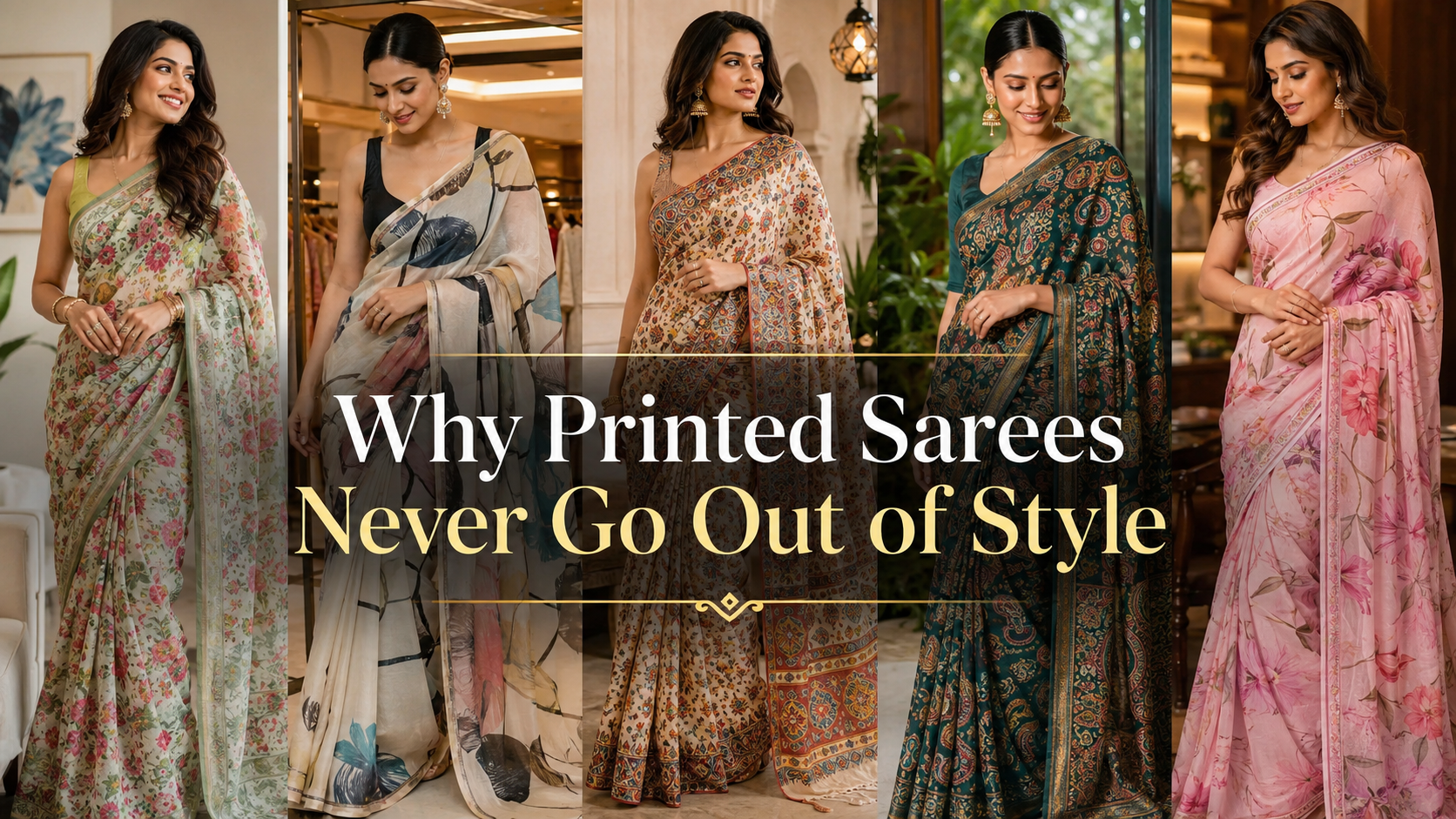 What Makes Printed Sarees So Popular? Everything You Need to Know