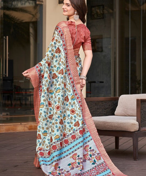 Artistry in Silk: Handloom Pattu Saree in brown