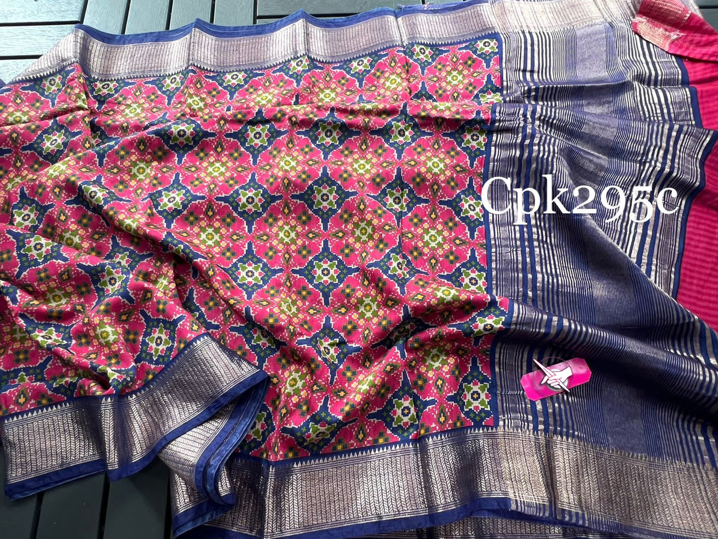 Banaras Binny Crape Silk Saree