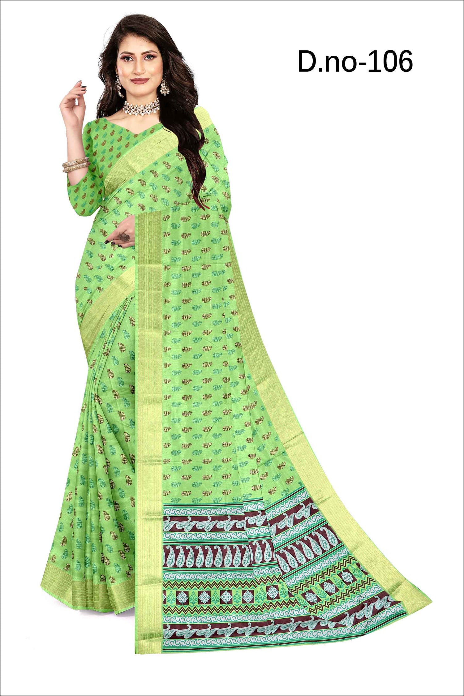 Modern Traditional Green Silk Saree Casual Fancy Print Edition
