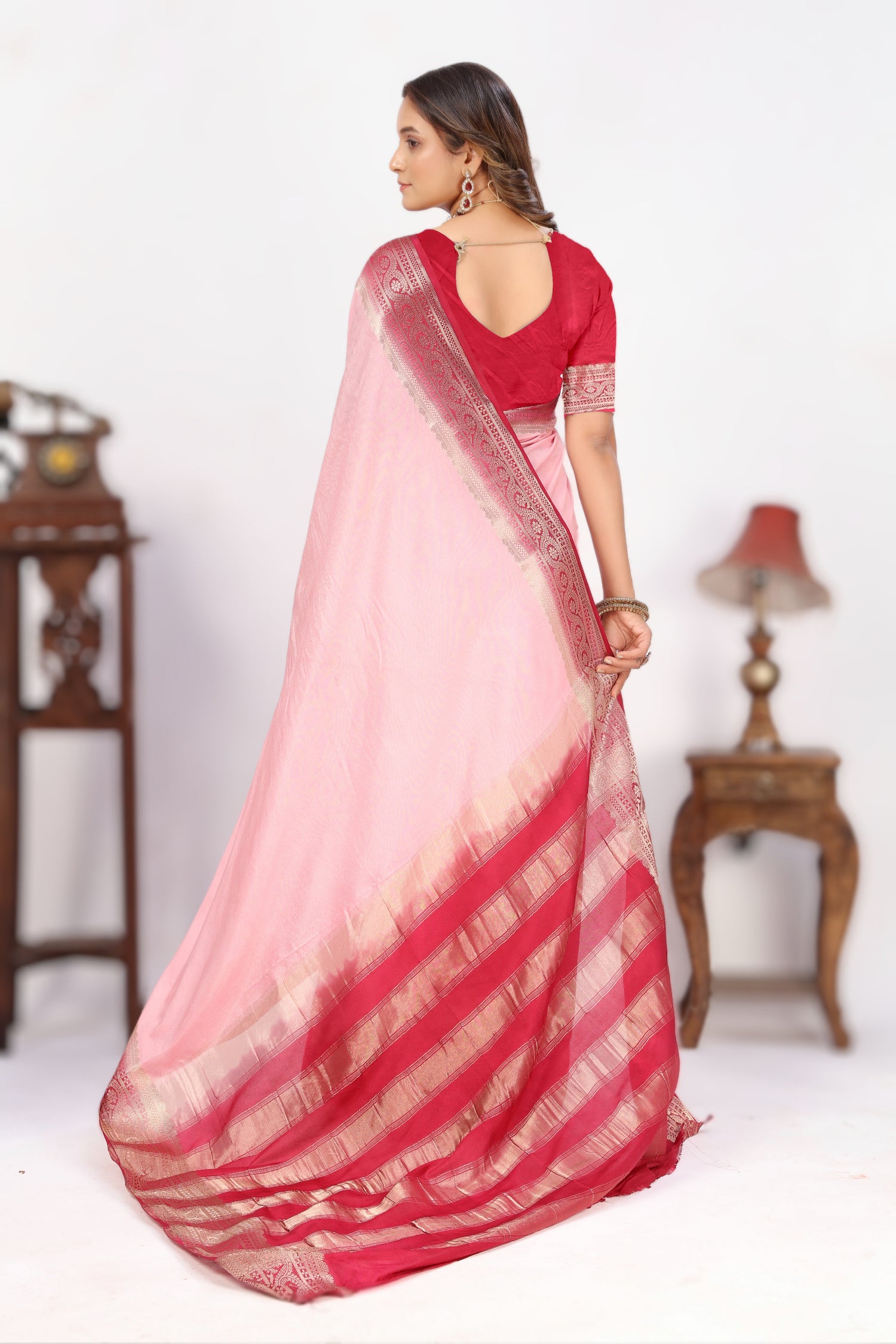 Silken Sophistication – Classic Mysore Crepe Sarees for Every Occasion
