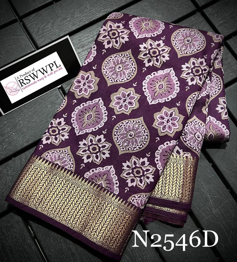 Captivating Traditional Wear Purple Dola Silk Assam Saree