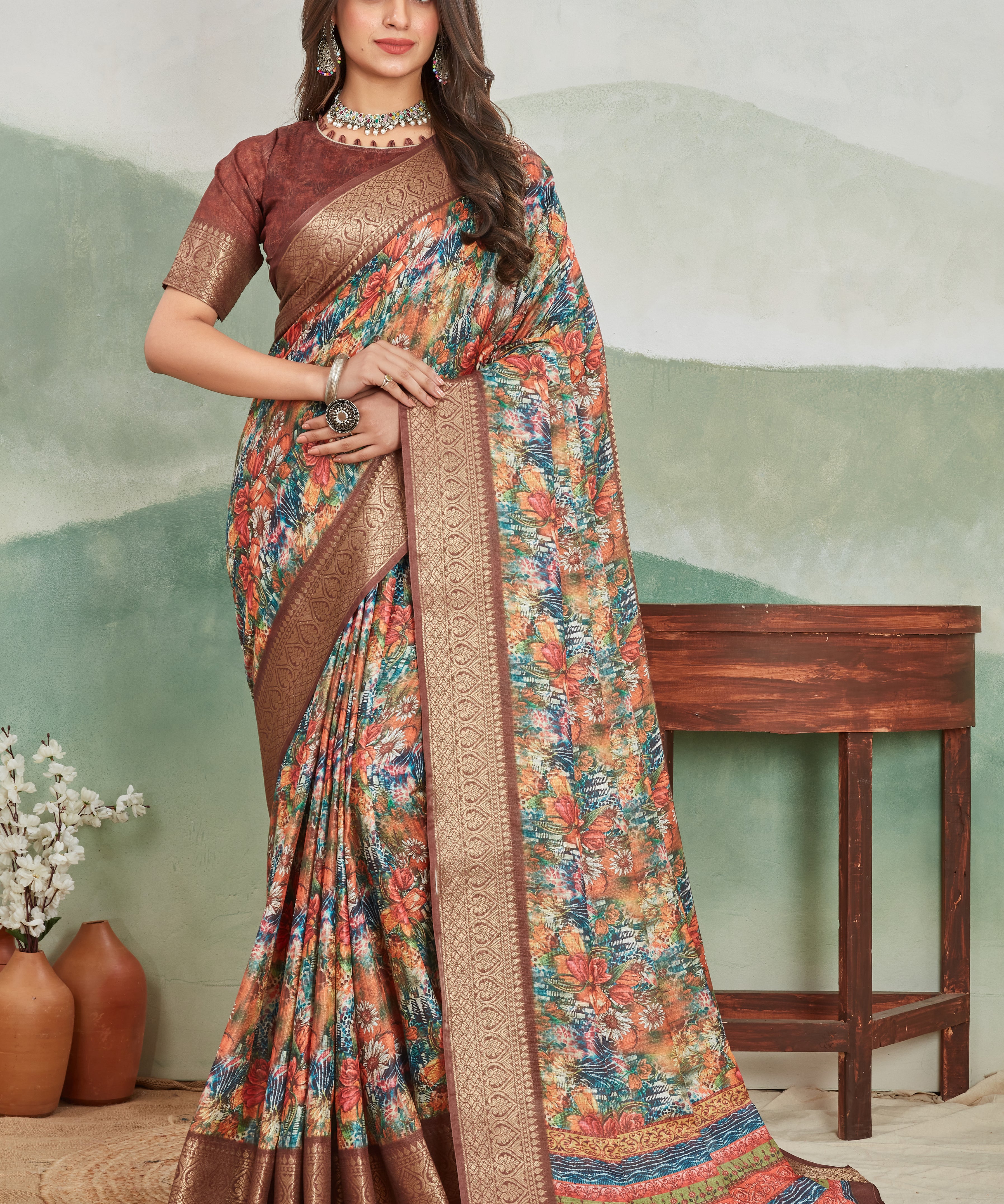 Art on Fabric: The Most Stunning Digital Print Sarees