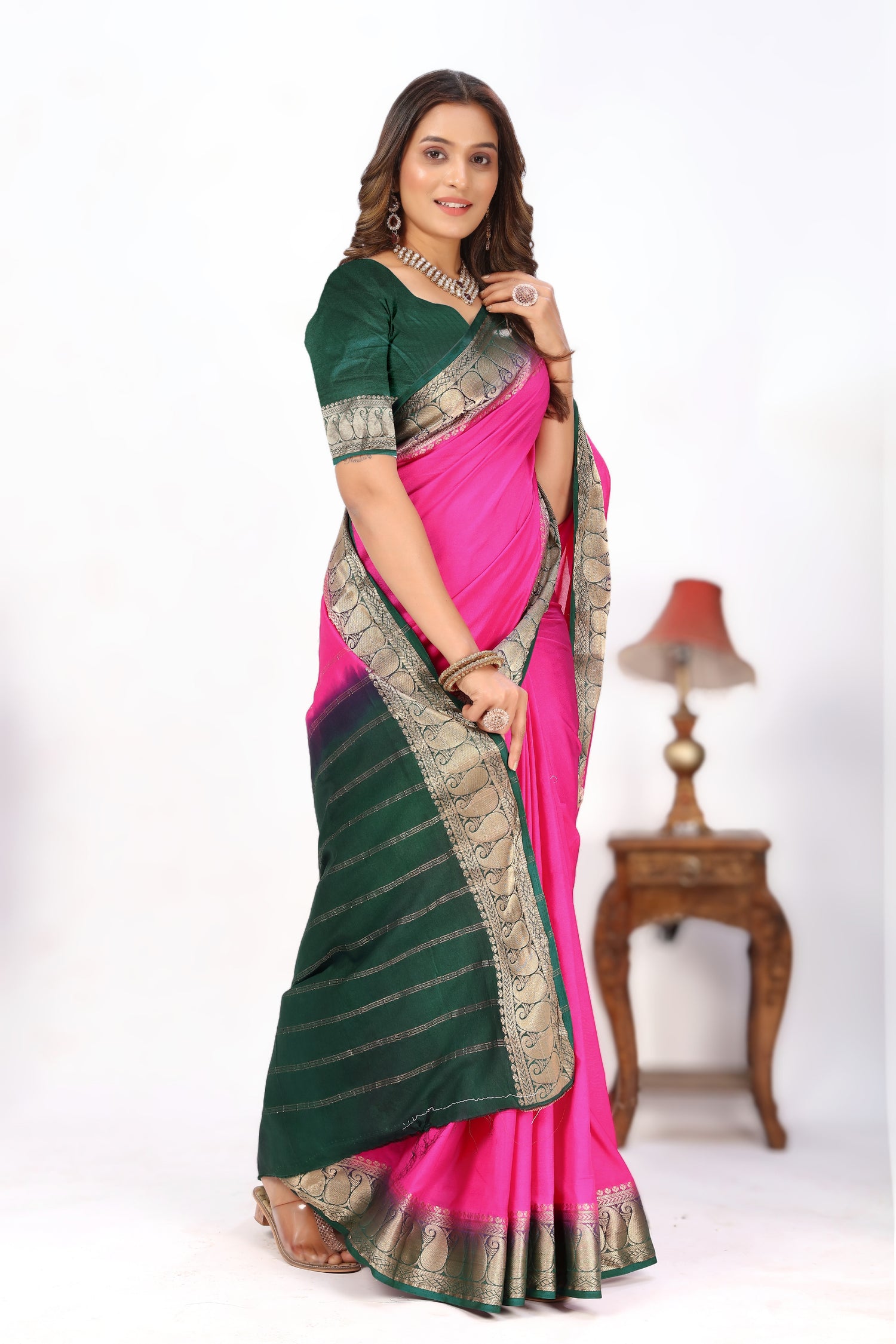 Lightweight Luxury – Shop Pure Mysore Crepe Silk Sarees