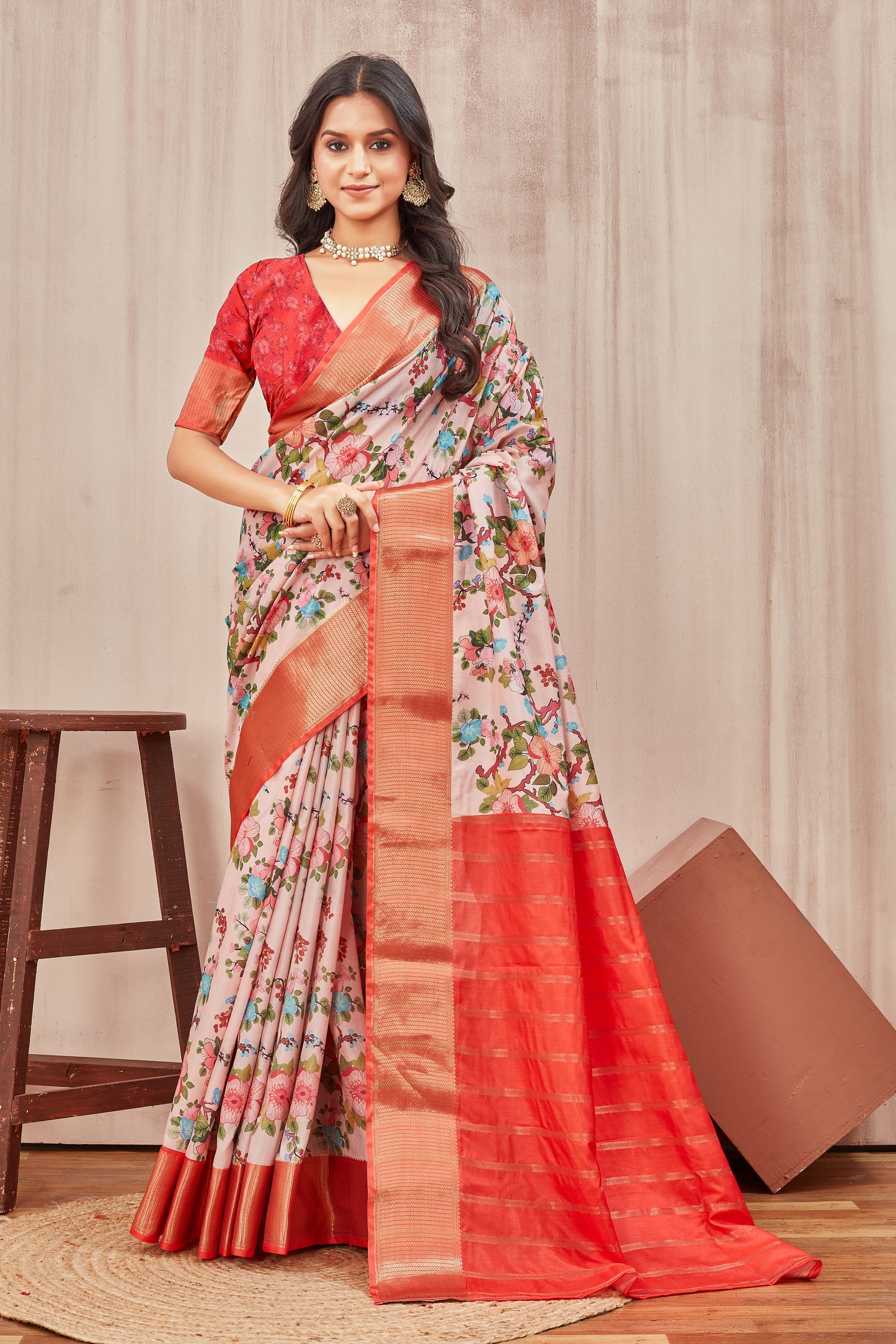 Comfortable Digital Printed Mysore Silk Saree For Office And Daily Outings