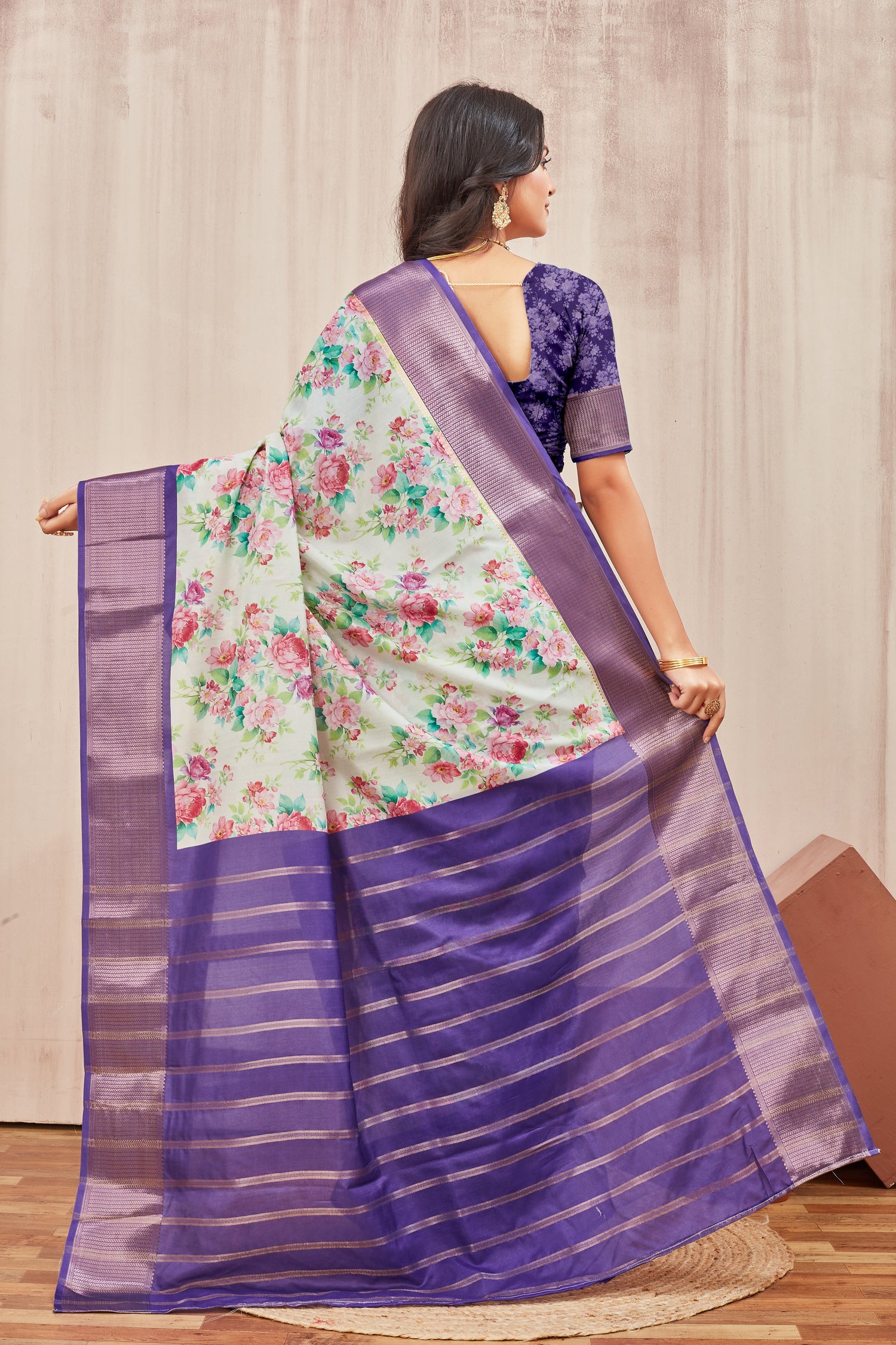 Soft And Stylish Digital Printed Mysore Silk Saree Traditional Daily Use