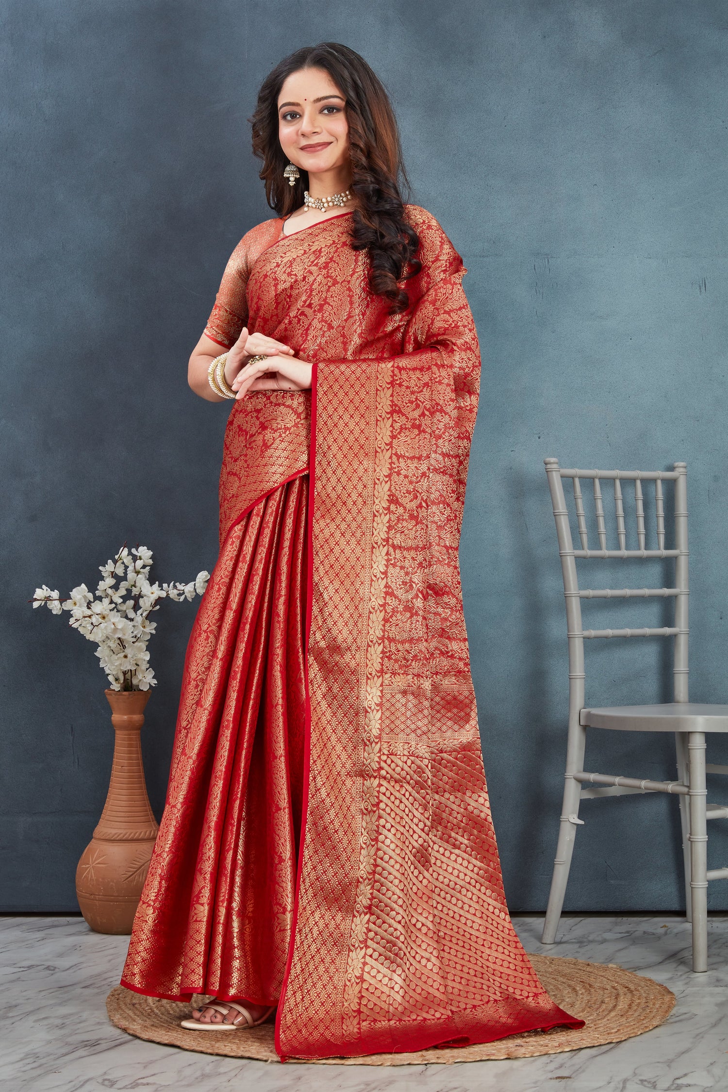 Sangeet Wear Mysore Silk Saree With Traditional Brocade Style And Elegant Zari Finish