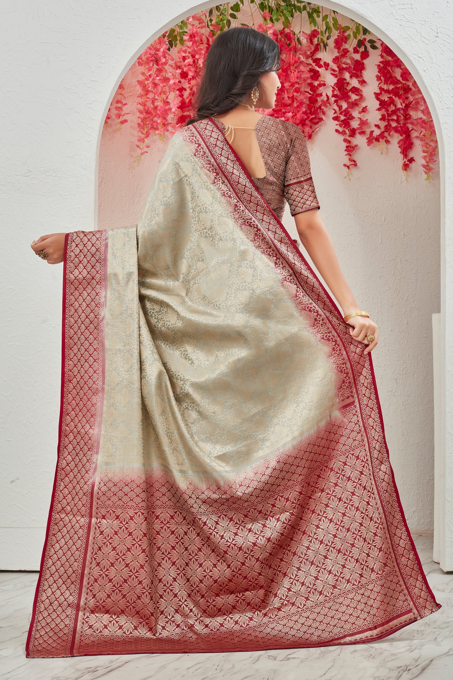 Timeless Mysore Silk Saree With Rich Traditional Weaving Designer Festive Look