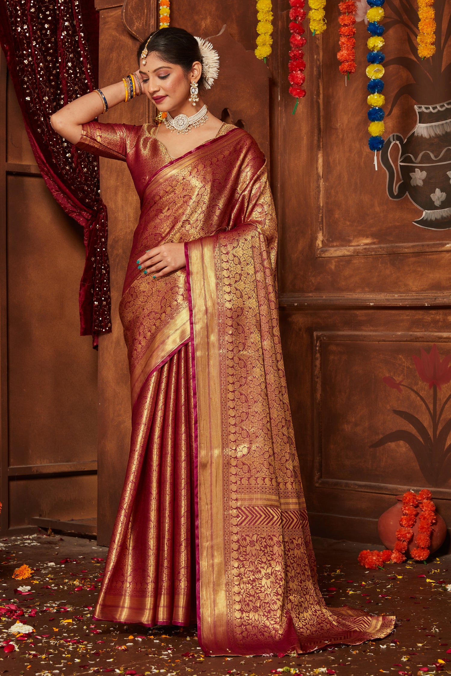 '- Unveiling Grandeur: A Collection of Luxurious Brocade Wonders